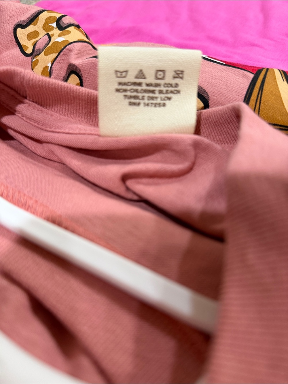 Simply Southern Long Sleeve Tee - Dusty Rose with Yellow Accent size extra large - Picture 8 of 8